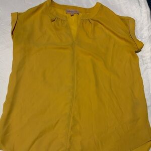 Philosophy Mustard Yellow Sleeveless Blouse